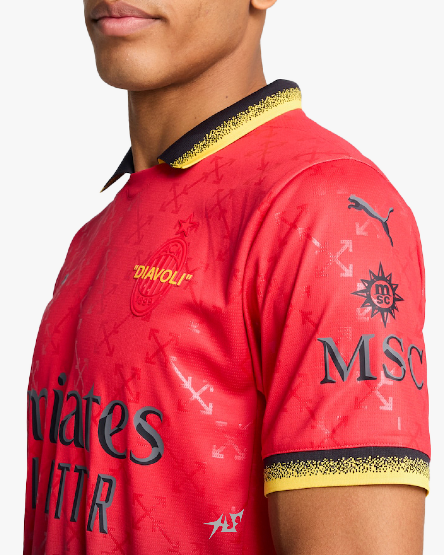 AC MILAN x OFF WHITE ROUGE